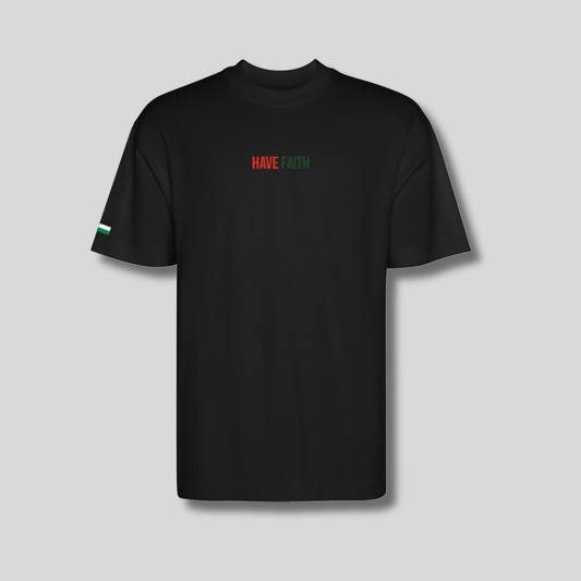 T-shirt noir Have Faith