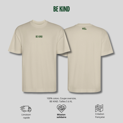 T-shirt beige Be Kind